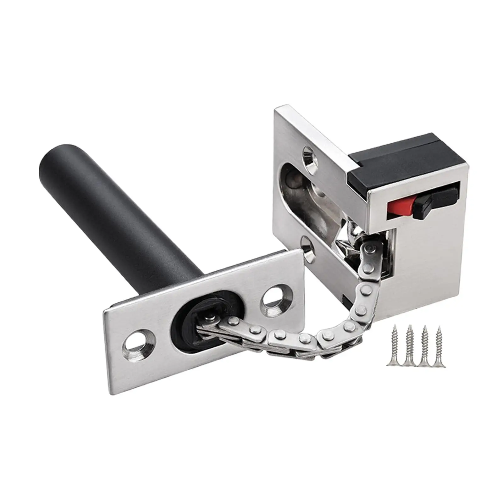 Automatic Self Locking Door Chain Guard Heavy Duty Security Latch Bolt for Home Hotel Balcony Safety