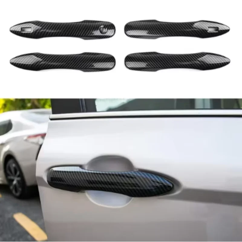 For Toyota Camry XV80 2024-2025 Door bowl handle decorative frame sticker Exterior door handle decoration protection