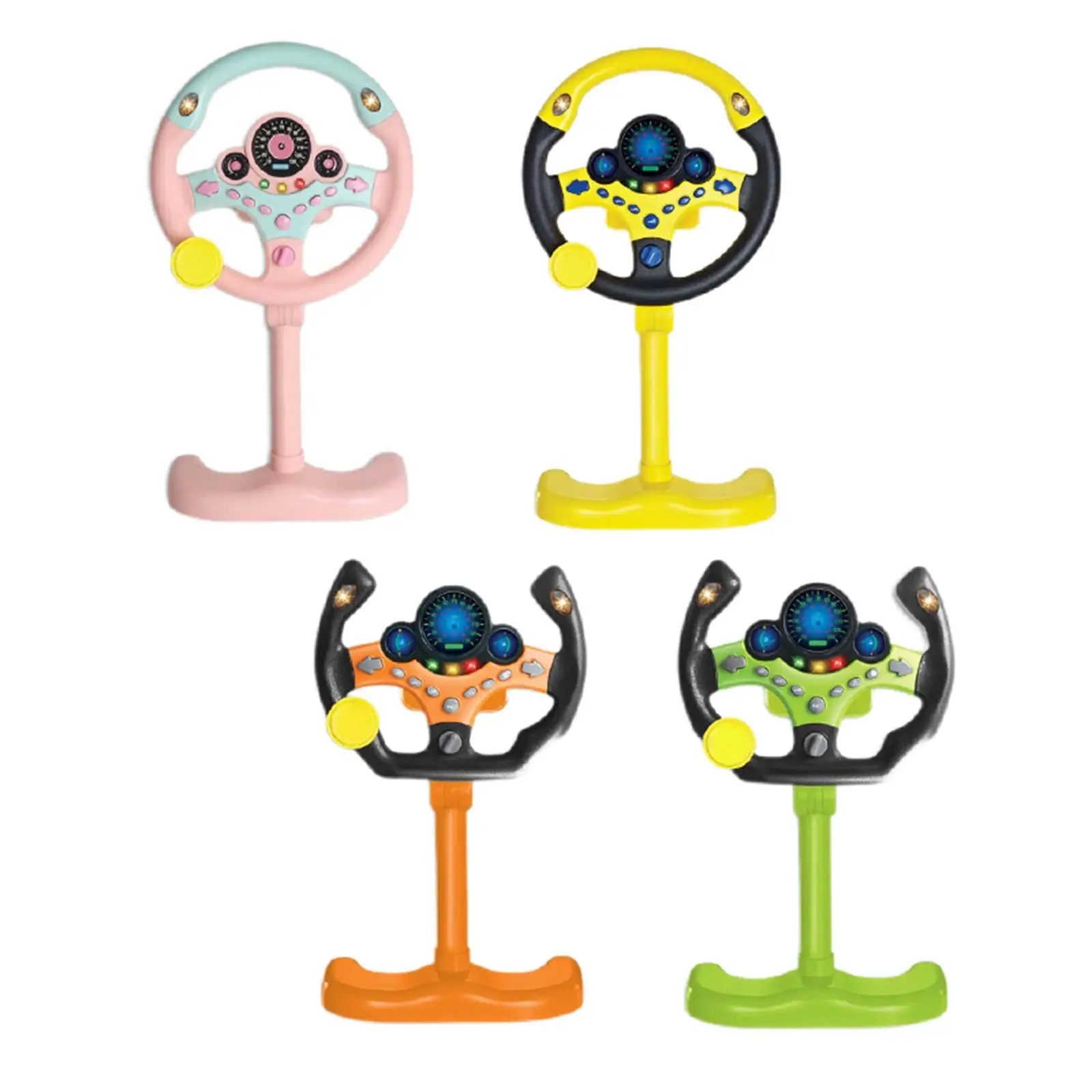 Multifunctional Steering Wheel Pretend Driving Toys Copilot Toy Baby Gifts