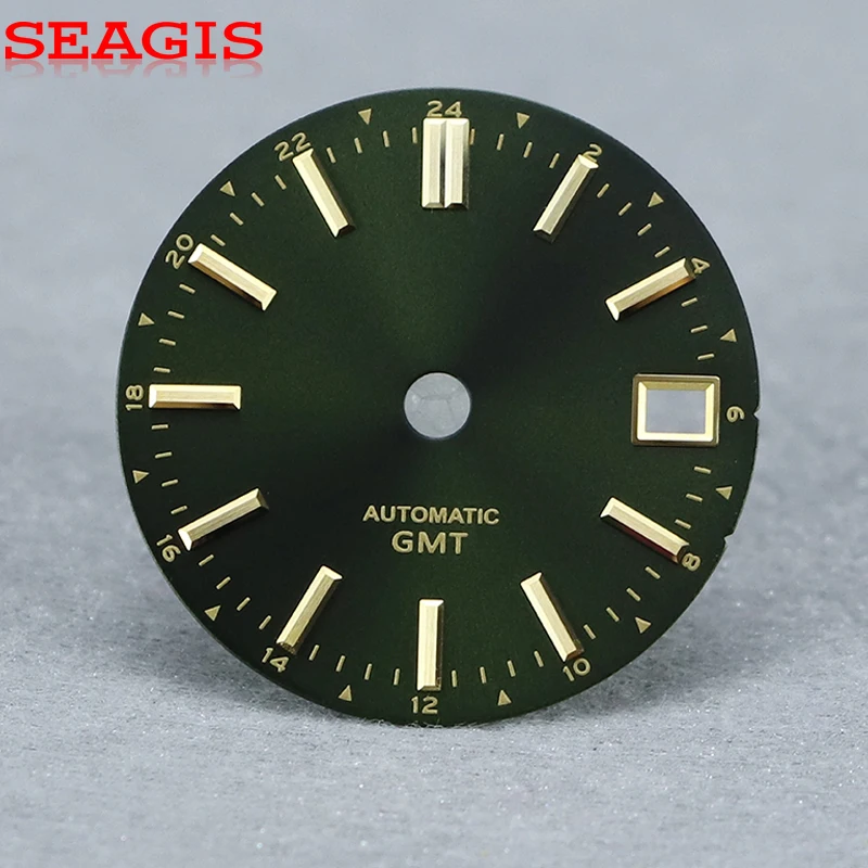 High quality 28.5mm dial  Sunburst DialGS MOD for NH34  movement  NO lume