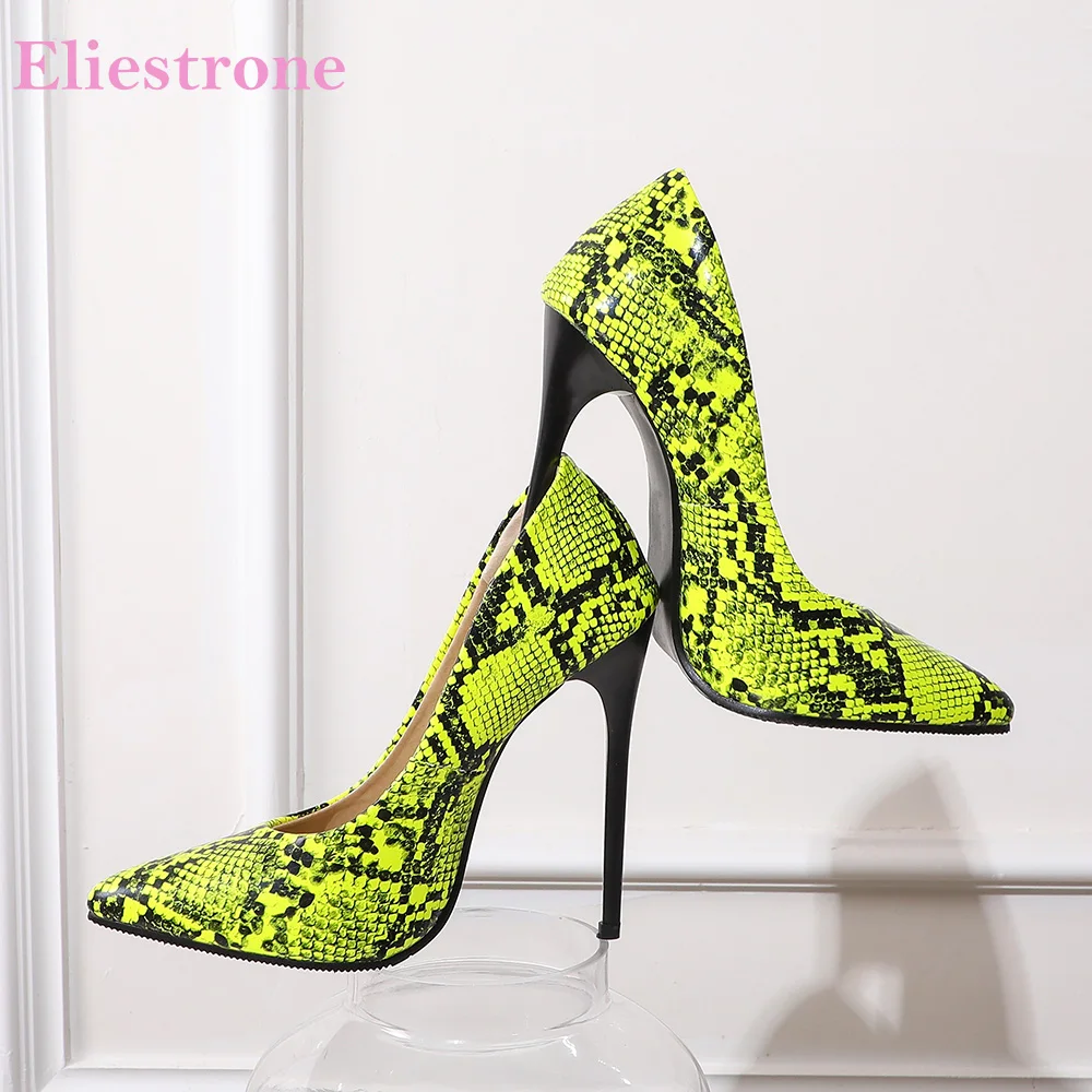 Brand New Fashion Green Red Women Pumps Classic Super High Stiletto Heels Lady Party Shoes LA266 Plus Big Size 11 43 44 48