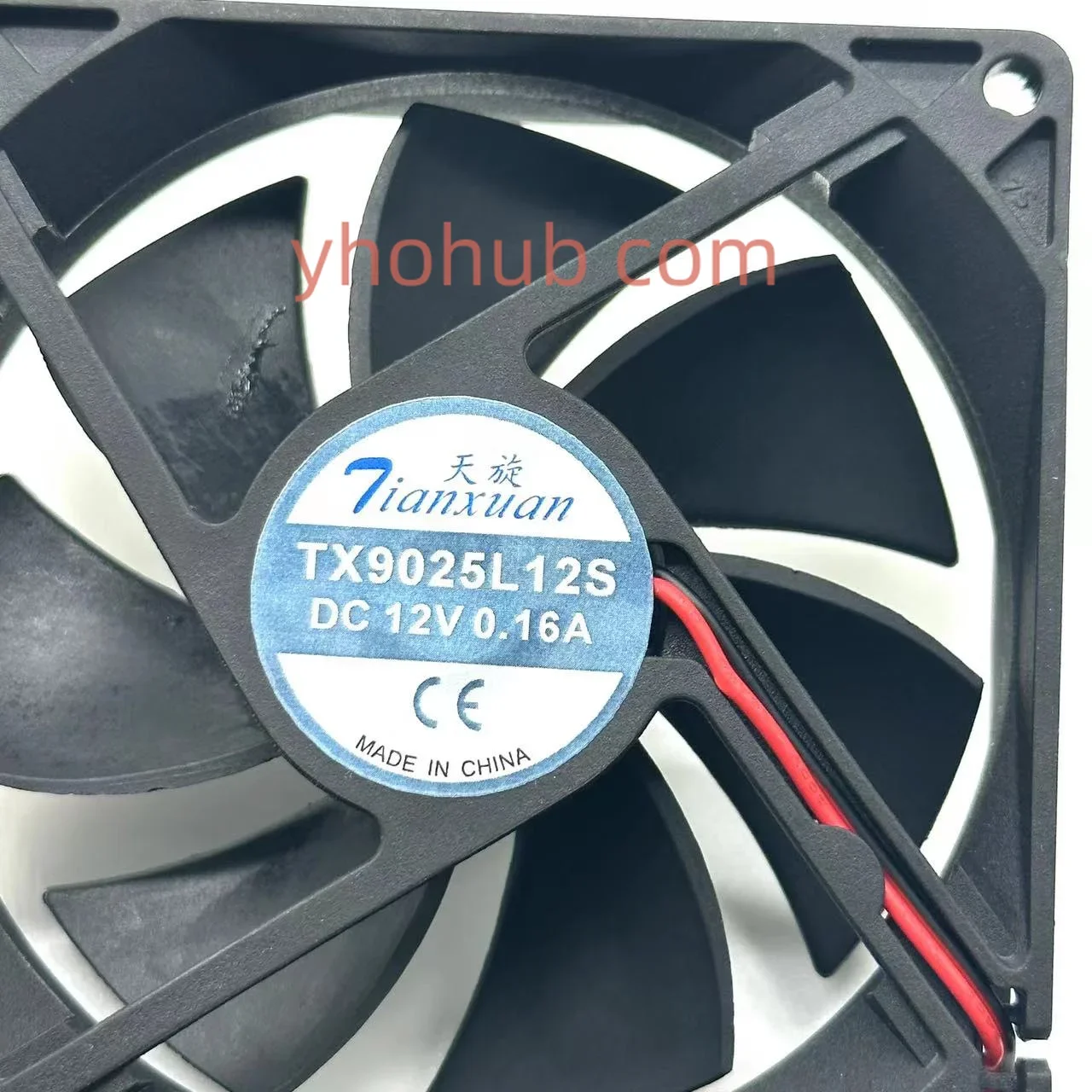 

Tianxuan TX9025L12S DC 12 В 0,16 А 90x90x25 мм 2-проводной охлаждающий вентилятор для сервера