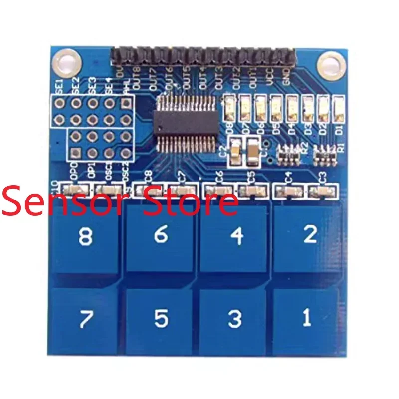 

5 шт. TTP226 8-канальный сенсорный модуль, емкостный цифровой датчик