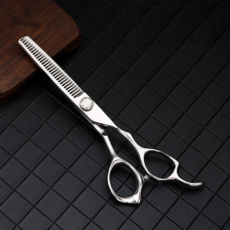 6-Zoll-Schere-Set in Salonqualität - Haarausdünnungs- und Texturierungsscheren, professionelle rostfreie Friseurwerkzeuge für Salon und Zuhause – Detail 3