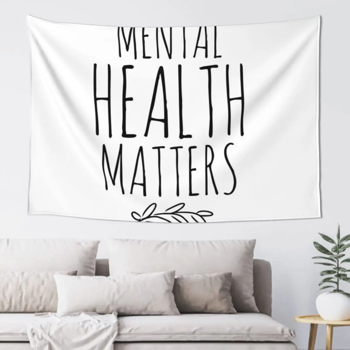 

Mental Health Matters Tapestry Wall Art Decoration For Bedroom Tapestry