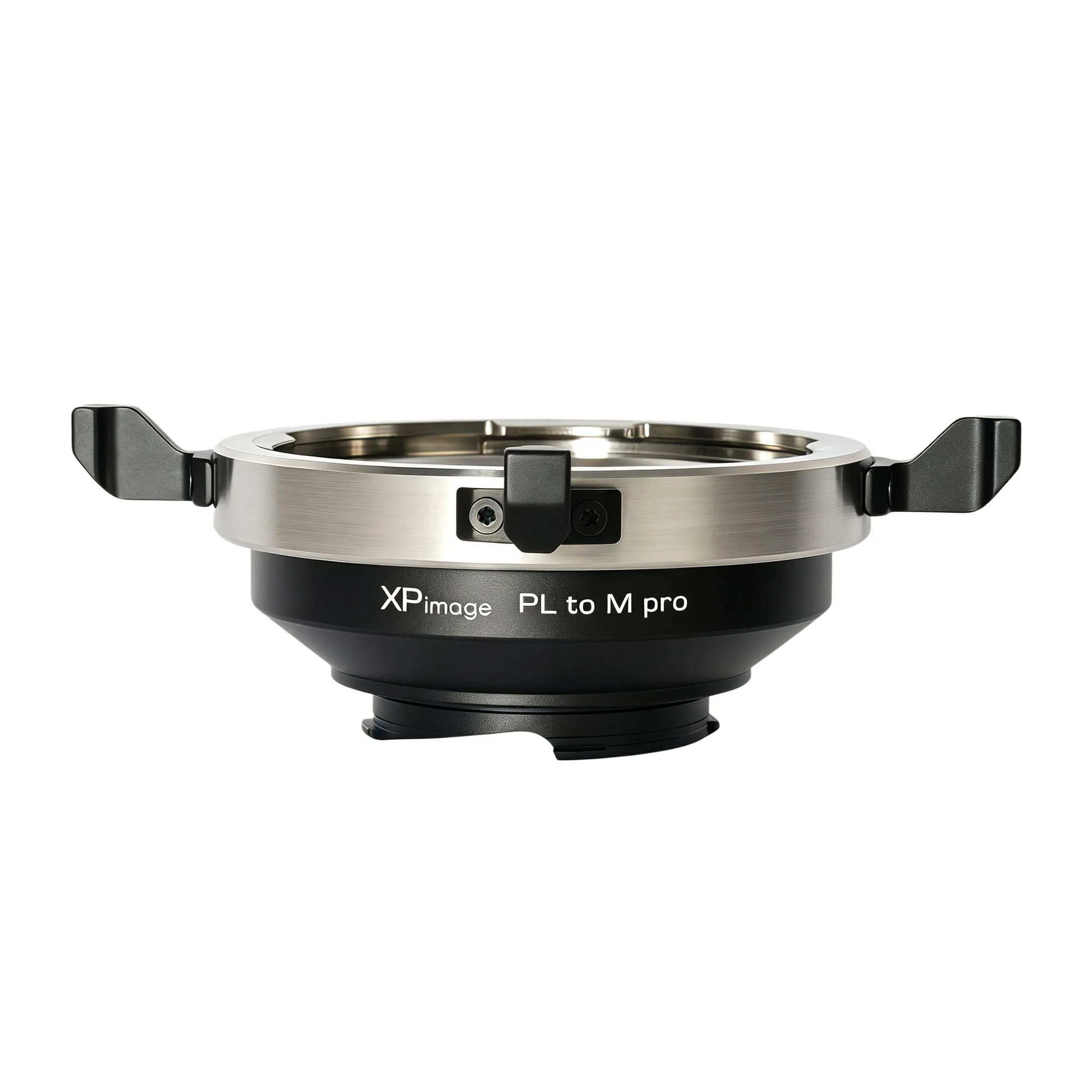 XPimage PL naar M-adapter – lensadapter met positieve vergrendeling voor PL-lensmonturen, geschikt voor gebruik met Leica M-camera's.