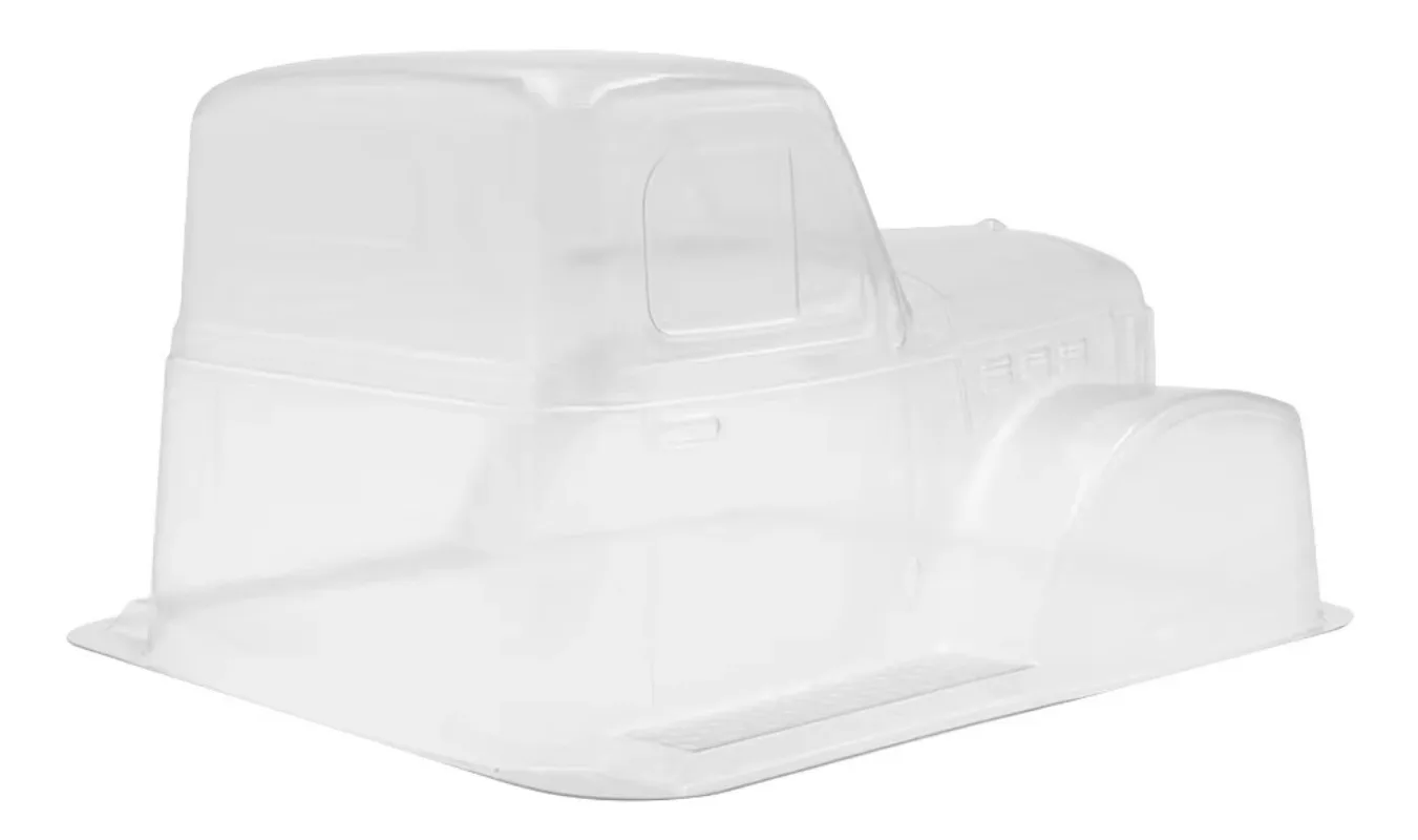 1/10 Scale Dodge Power Station Wagon Cab PC Transparent Body for RC Crawler Axle Compatible with SCX10 TRX4 Yikong 4102 RGT
