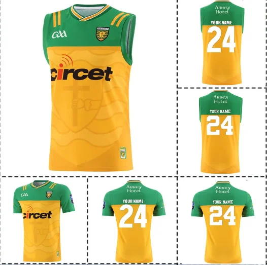 2024 Donegal GAA Home Vest 2024/2025 Donegal GAA Home Jersey Shirt Mens Rugby Jersey Size:S-3XL