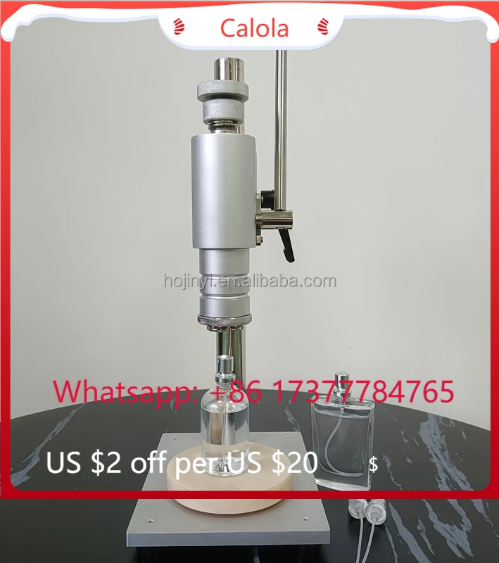 Semi-Automatic Perfume Bottle Capping Machine Home Use Vial Sealer Crimp Tool