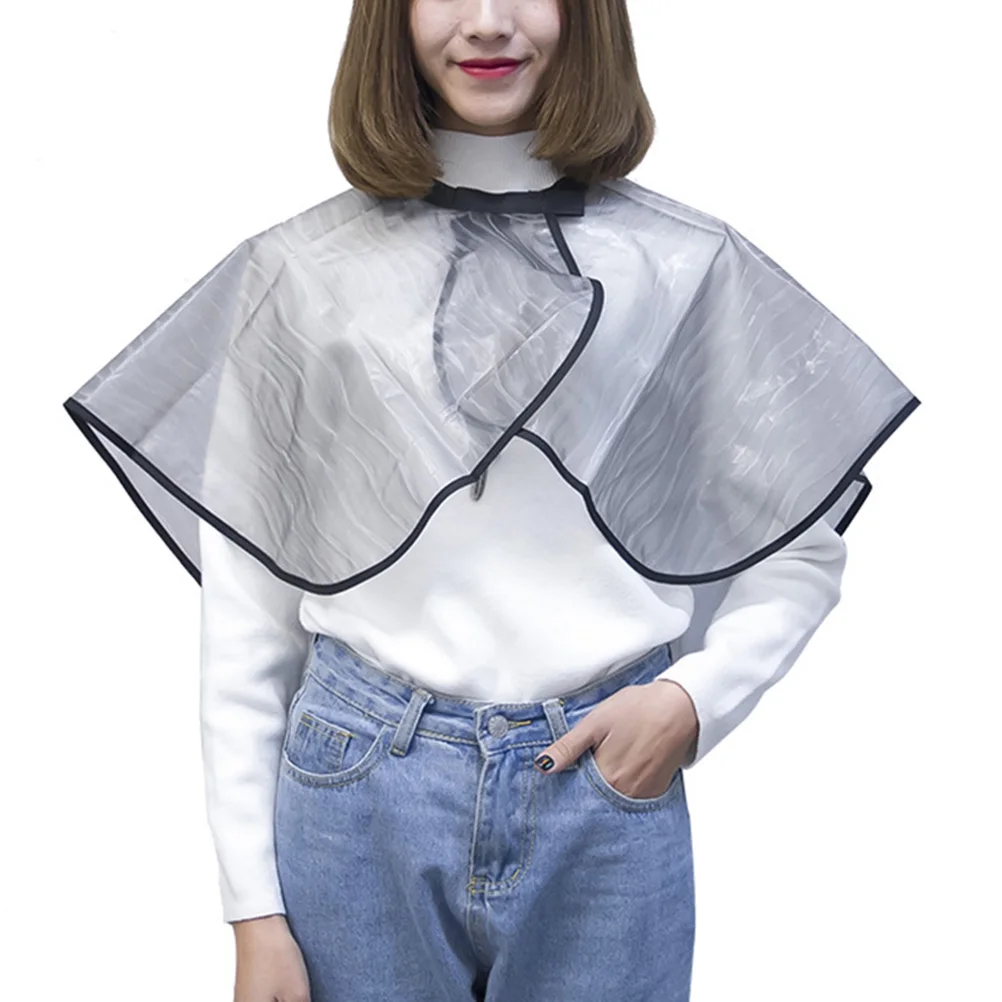 

Waterproof Salon Cape for Hair Cutting Shampoo Professional Barber Cloak Short Makeup Water Resistant Hairdressing Perm