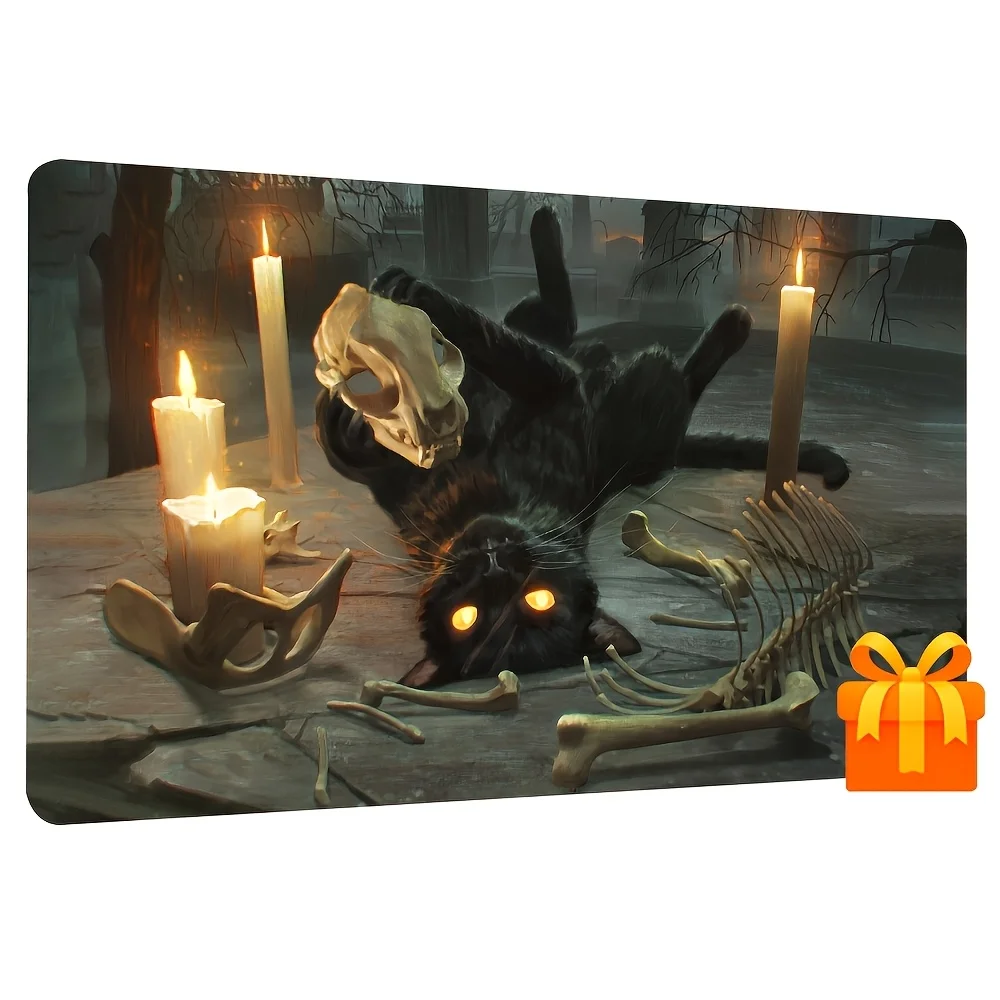 Nine Life Close-Up Card Game Pad, Card Game Pad, Compatible with Collectible Card Games, Tabletop Games, Game Accessories TCG