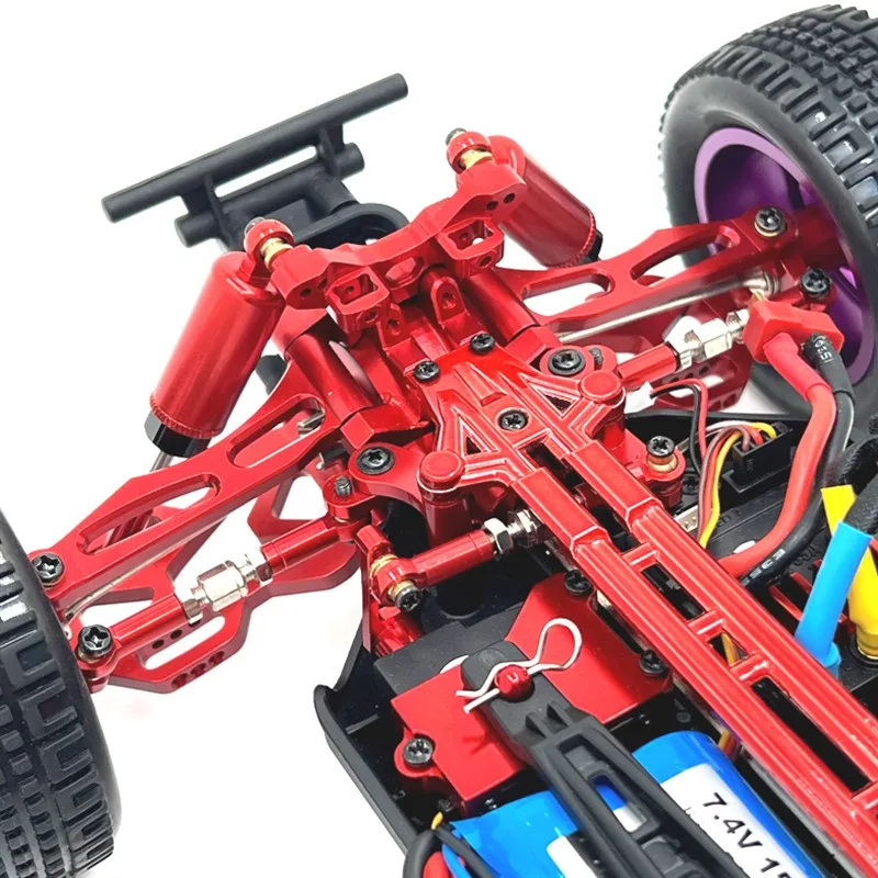 Dla SCY 16101 16102 16103 16201 JJRC C8805 Q130A Metalowa przednia obudowa skrzyni biegów Obudowa mechanizmu różnicowego 1/16 RC Car Upgrade Par