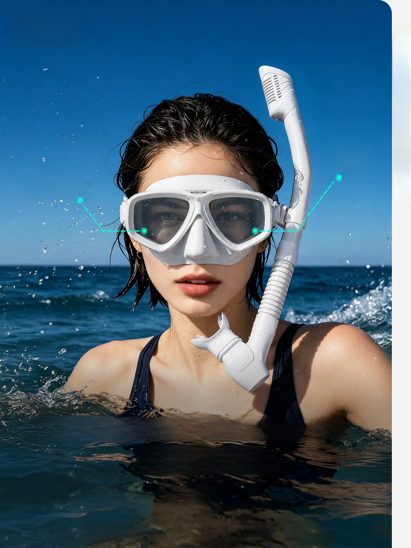 watertime-snorkeling-mask-for-myopia-with-different-degrees-diving-equipment-three-piece-set-wide-angle-view-underwater-gear