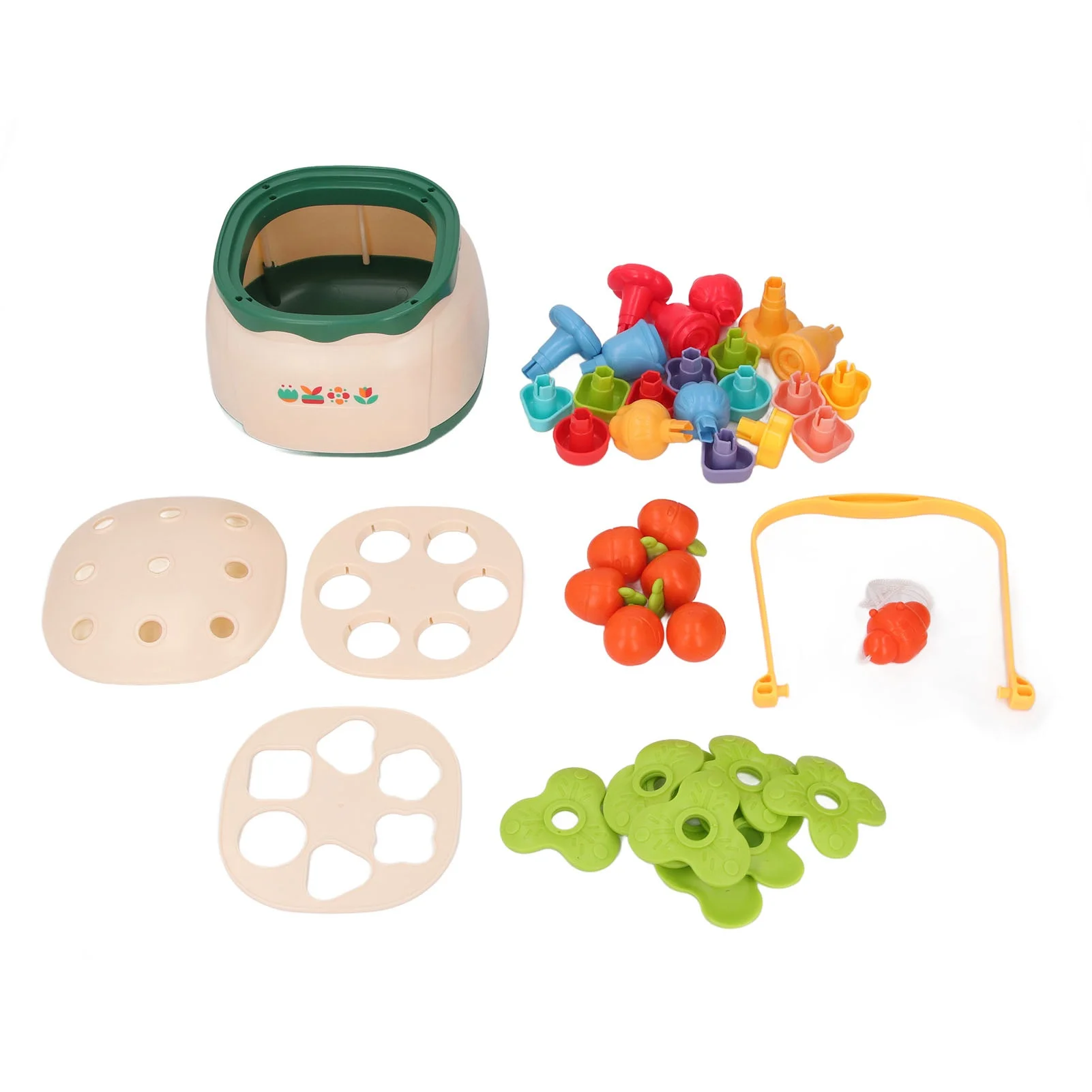 4 in 1 Flower Sorting Stacking Toys Hand Eye Coordination Educational Sorting Toys for Toddlers