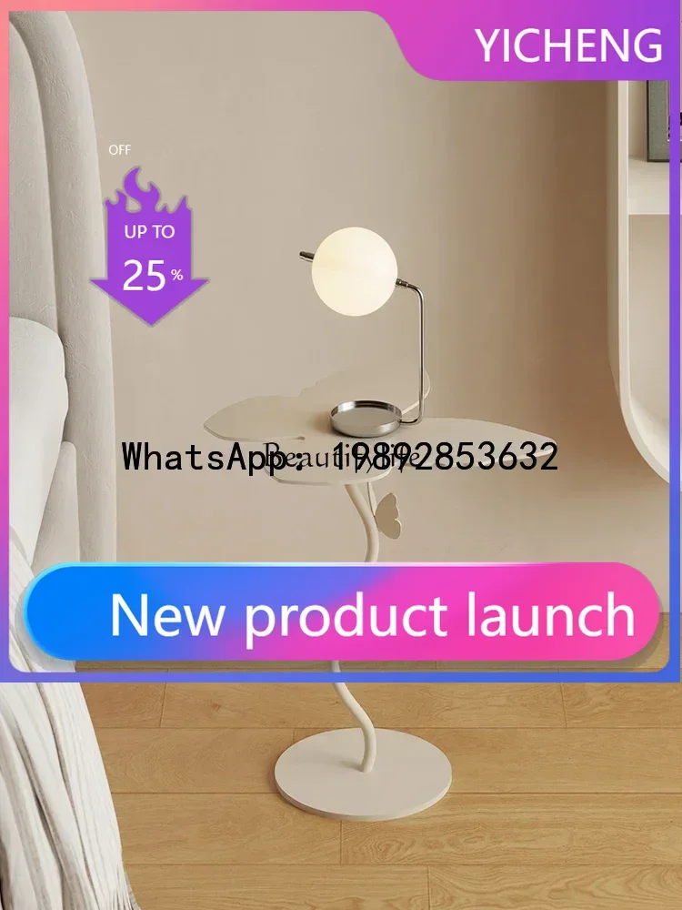 

Modern Minimalist Wrought Iron Butterfly Side Table Home Creative Design Night Table