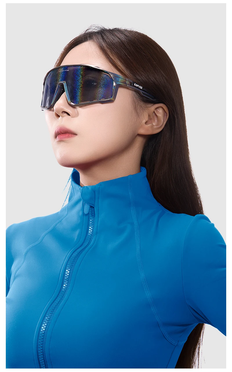KAPVOE Nano Lens Fahrradbrille MTB Radfahren Sonnenbrille Rennrad Brille Cooles Muster Mode Outdoor Sport Sonnenbrille – Detail 15