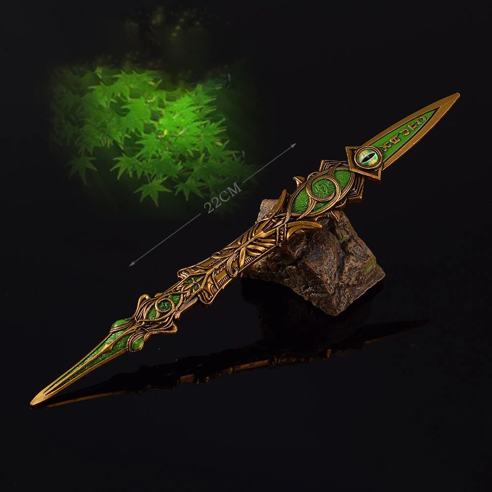 22cm Douluo Continent Huo Yuhao The Blade of Living Watchmen Model Props Desktop Decoration Ornaments Boys Birthday Gifts Toys