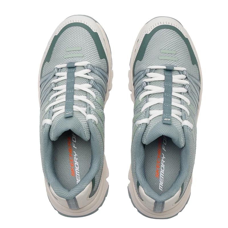 

Женская обувь Skechers универсальная, модная повседневная обувь, городская уличная походная обувь, нескользящие, износостойкие, удобные кроссовки 180149-Grn