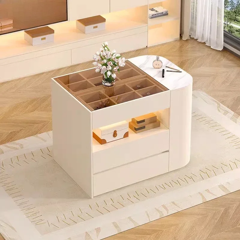 Cloakroom Nakajima Terrace Bedroom Floor-to-ceiling jewelry display Multifunctional double-sided storage cabinet