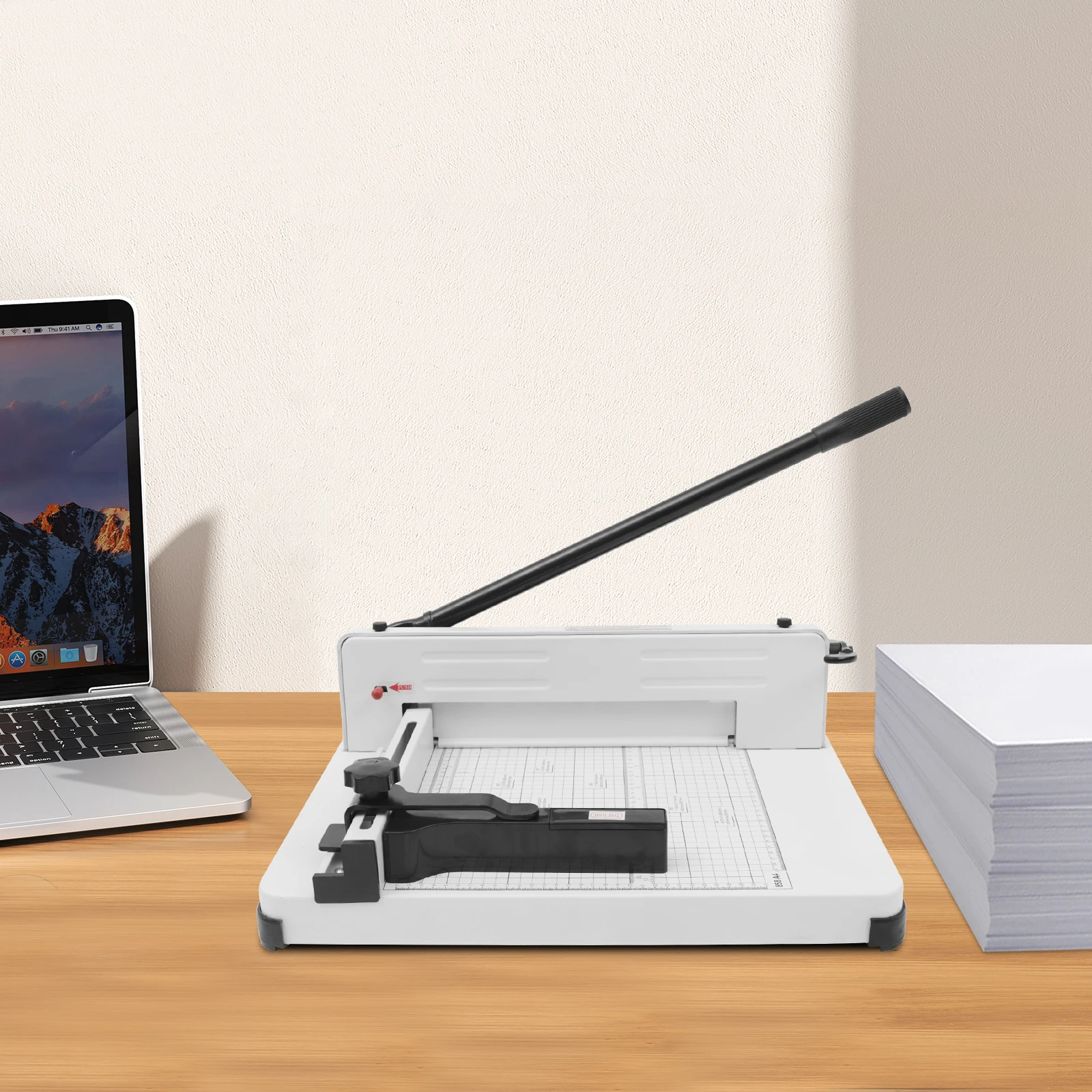 

12 inch Guillotine Paper Cutter,500 Sheets A4 B4 A5 B6 B7 Papers, Paper Scrap Slicer Trimmer，use for colleges, libraries