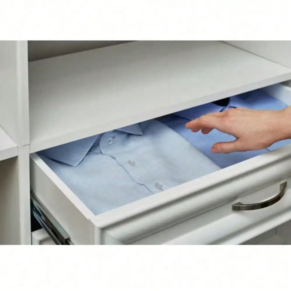 

White Drawer,Deluxe, stylish five-panel drawer front,Closet Drawer, Add On Accessory, For Storage, Closet, Clothes