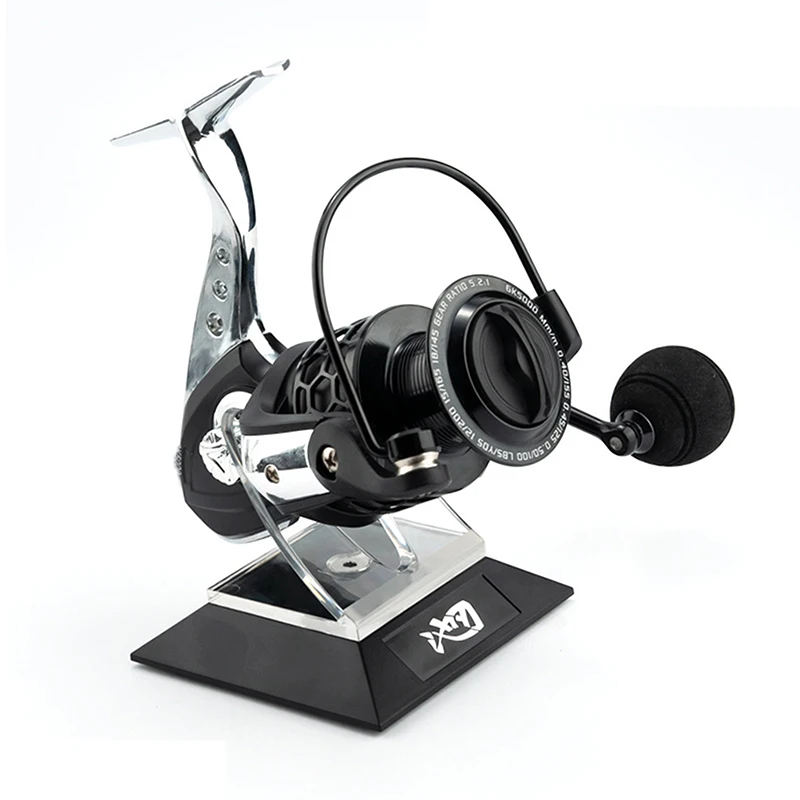 Acrylic Fishing Reel Display Holder Spinning Baitcasting Reel Stand Rack Durable Non Slip Water Drop Wheel Display Stand Support gallery 3