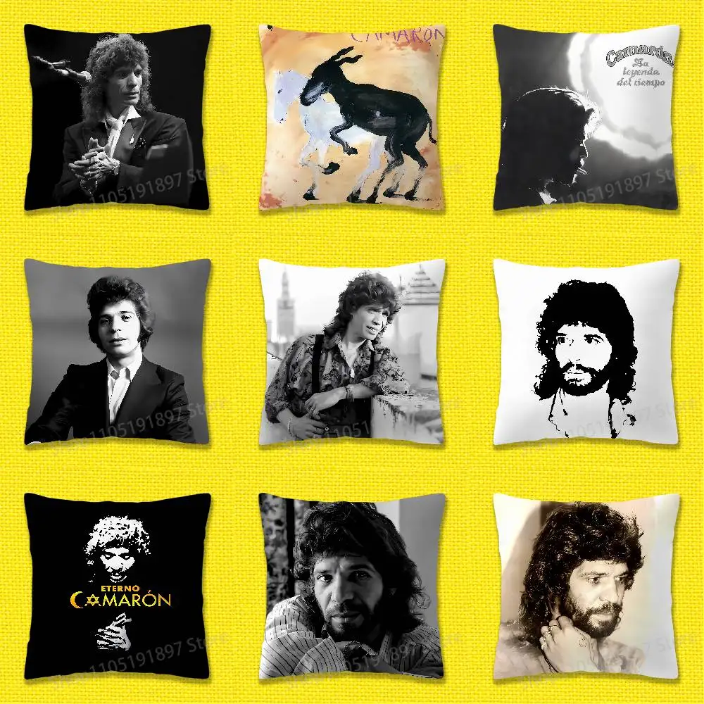 

C-Camaron de la Isla Leyenda Tiempo Throw Pillow Case For 30cm 40cm 45*45cm 50cm 55cm Square Sofa Pillowcase Shell