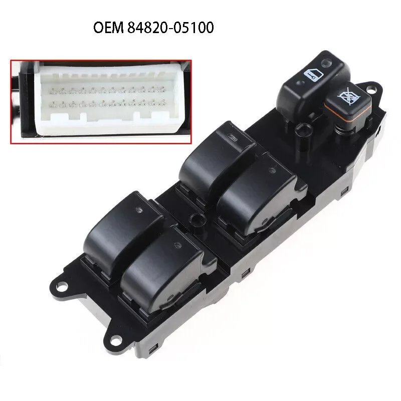 

NEW Electric Master Power Window Control Switch For Toyota Avensis T25 2003-2008 84820-05100 8482005100 FREE SHIPPING!!!