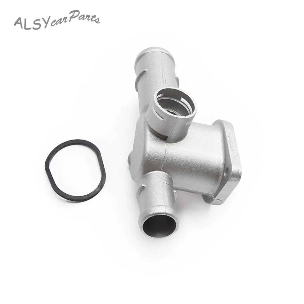 Aluminum Cooling water pipe Flange 06A121132AK For AUDI A3 Skoda VW BORA GOLF PLUS JETTA NEW BEETLE 06A 121 133 AC