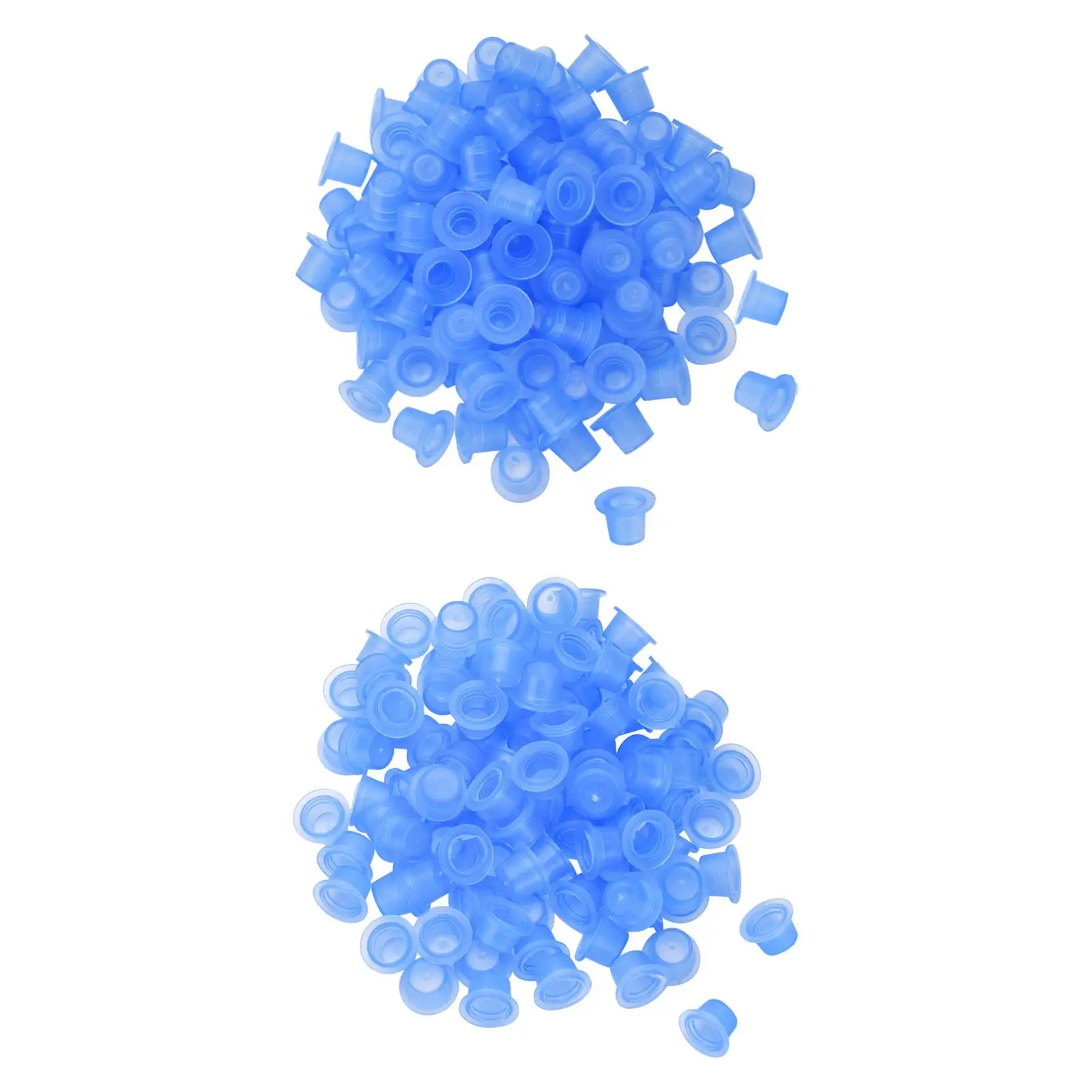 

100 Pieces Silicone Tattoo Ink Cups,Pigment Ink Caps Tattoo Kits,Flat Bottom