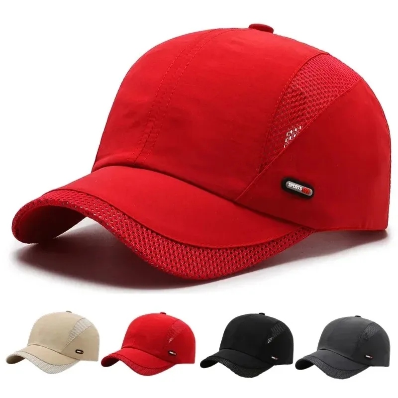 Casual for Sport Baseball Caps Men Women Adjustable Quick Drying Breathable Mesh Sun Hat Four Seasons Outdoor Sport Hiking Gift