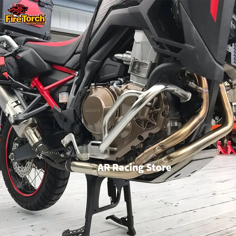 Slip For Honda Crf1100 Crf1100L Africa Twin 2020 - 2025 Motorcycle Full Exhaust System Espace Moto Front Mid Link Pipe Muffler