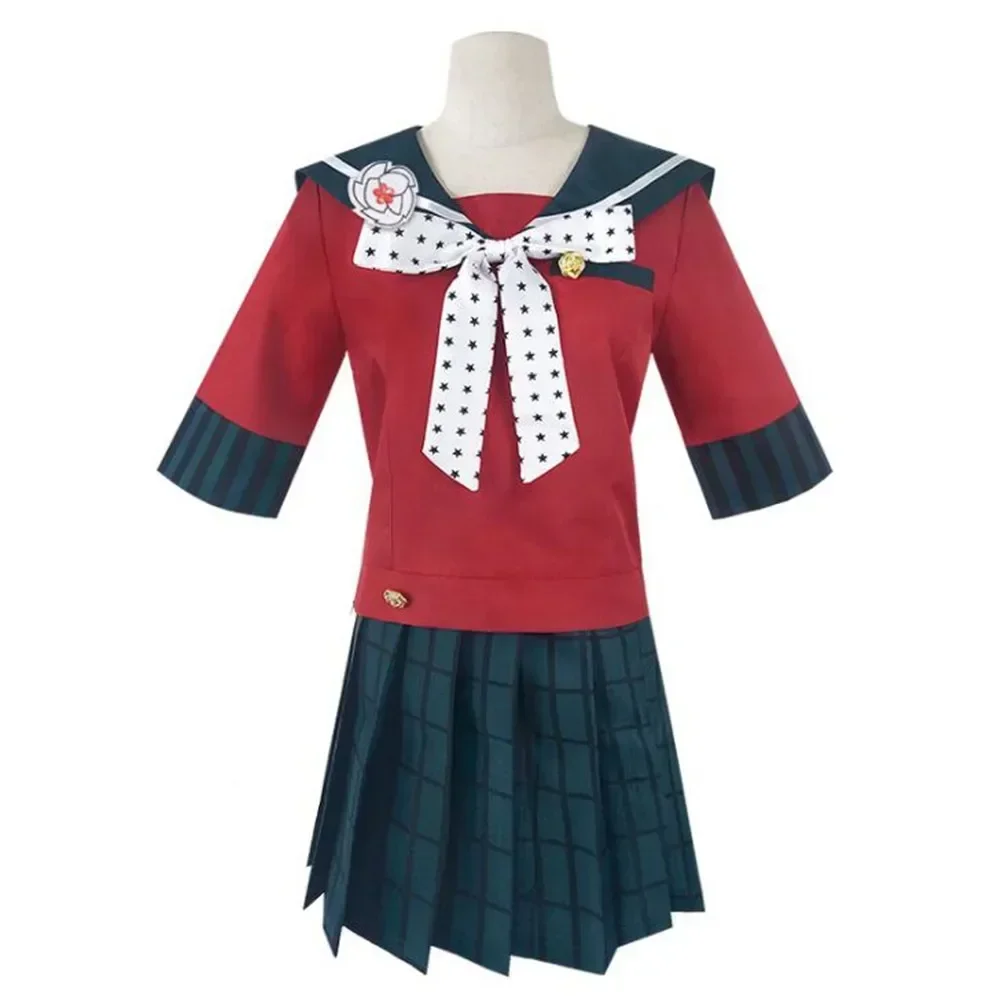 

Women's Anime Harukawa Maki Danganronpa V3 Killing Harmony Cosplay Costume School Uniform Dress