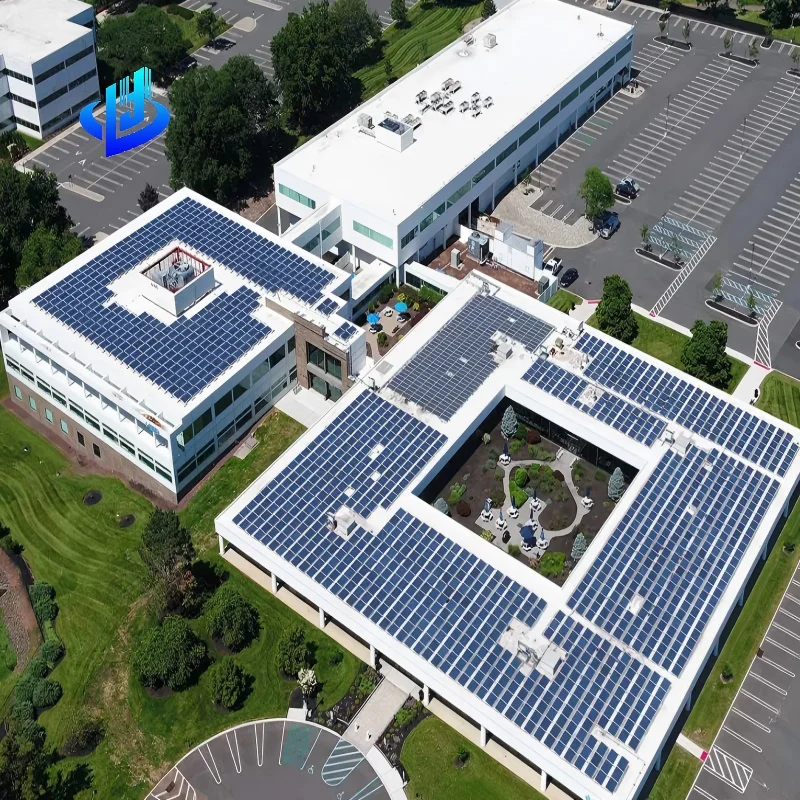 Prefabricated Steel Workshop Building Integrated BIPV Solar Panel Roof System 3MW to 5MW Capacity Industrial Park