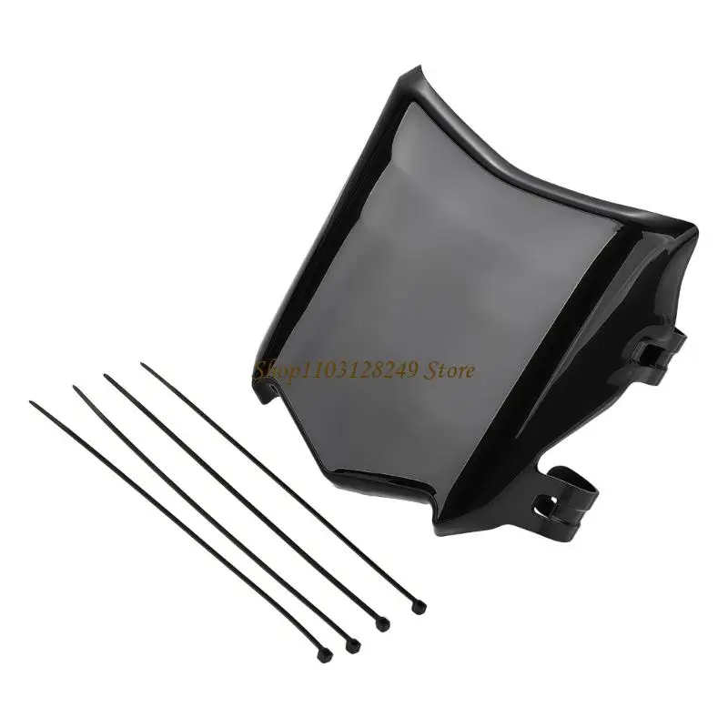N5KD ABS Motorcycle Front License Plate Holders Electric Bike Number Plate with Cable Ties for Various E Bike Models