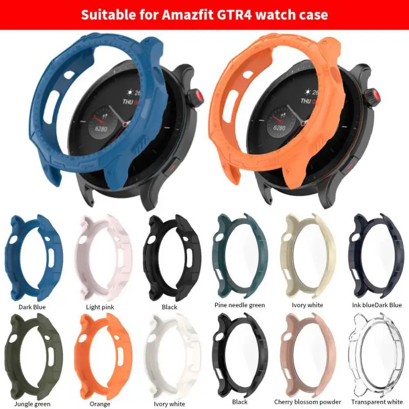 PC Protective Cover for Amazfit GTR 4 Full Screen Protector Case for Amazfit GTR4 Watch Protection Shell Smart Accessories
