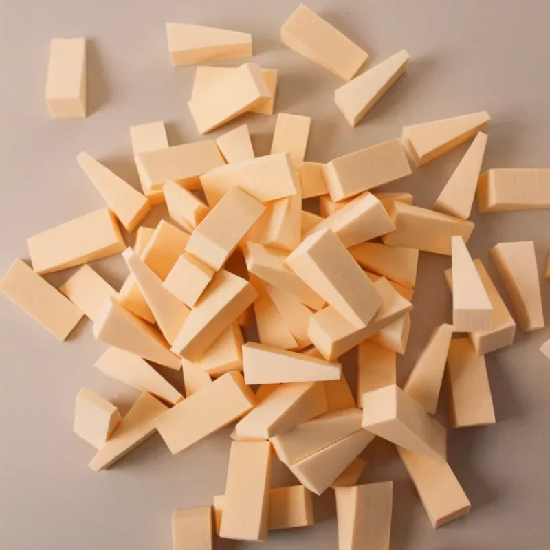 20 pçs/set triângulo macio maquiagem esponja rosto fundação corretivo creme em pó mistura manchas puff ferramenta cosmética