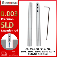 Side Fixed Extension Rod C8 C10 C12 C16 C20 SLD3 SLD4 SLD6 SLD8 SLD10 1/8 Side Fixed SLD Small Diameter Cutter bar Lengthen Rod