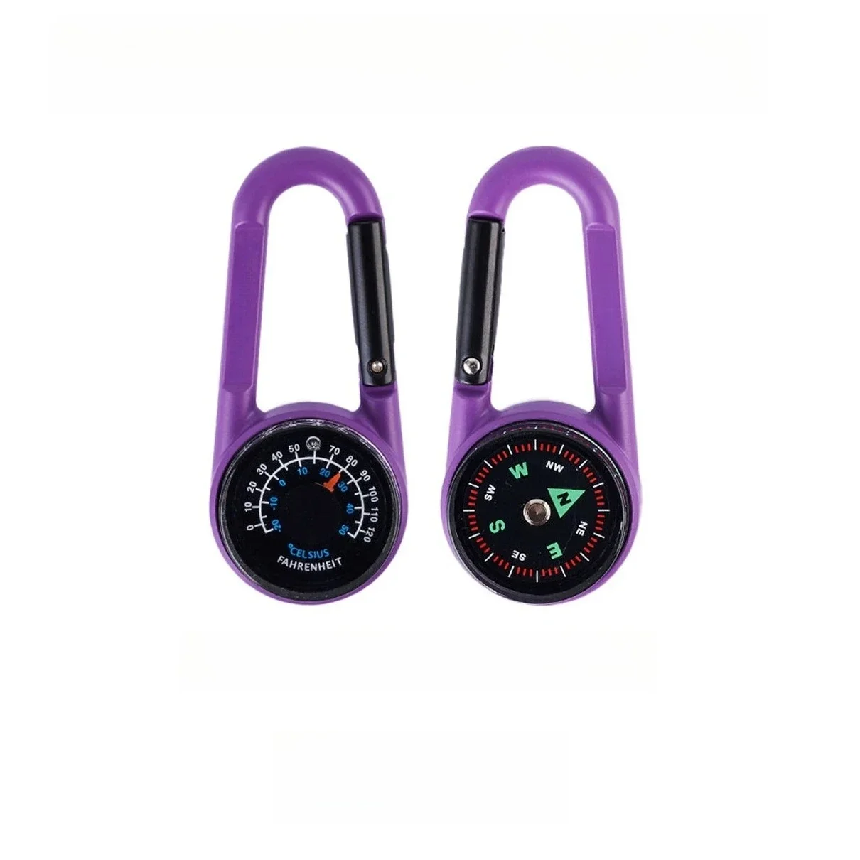 Limited Offer Mountaineering Keychain Compass Hanging Fashion High Precision Outdoor Compass Temperature Gauge