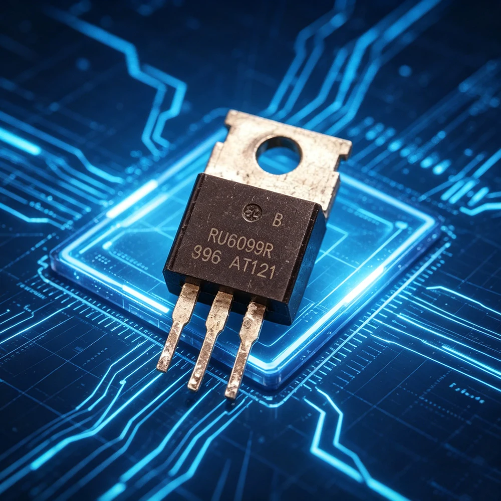 TO-220 RU6099R Pode substituir IRF3205 P75NF75 IRF3206 Desmontagem original 5 peças em estoque