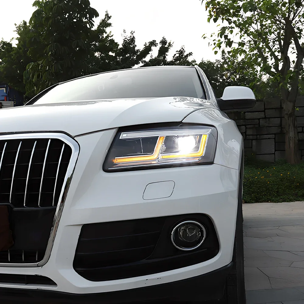 

Auto Headlight Assembly For Audi Q5 2009-2018 High Quality LED Car Front lamps Upgrade Projector Lens Plug and Play Accessories