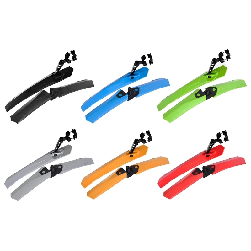 Bike Mudguard, Bicycles for Front & Rear Bike Mudguards Mountain Bike Hybrids Mudguard Adjustable Bike Mud Guard