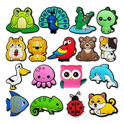 Animal Shoe Charms for Crocs Accessories Kids Clogs Pins Boy Girls Badges Men Jeans Women Decorations Buckle Shoes Accessories