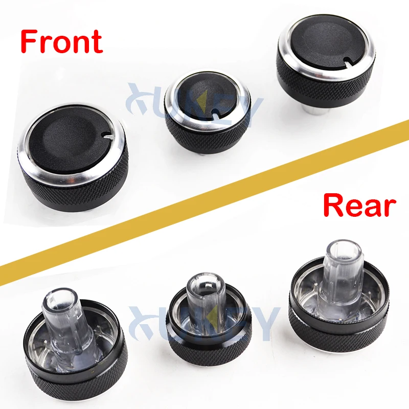 For VW GOLF PLUS Rabbit Beetle A5 Coccinelle Maggiolino Fusca Heater Climate Control Switch Knobs Air Conditioner Buttons Dials