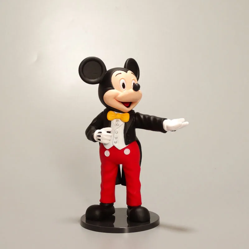 Cartoon Anime Mickey Minnie Cute Toy Doll PVC Statue Children Birthday Model Decoration Gift view 5