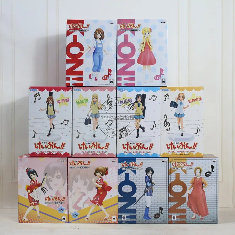 K-ON! Anime Figure Action Figure Hirasawa Yui Kotobuki Tsumugi Akiyama Mio Nakano Azusa Delicate Model Tabletop Ornament Toys