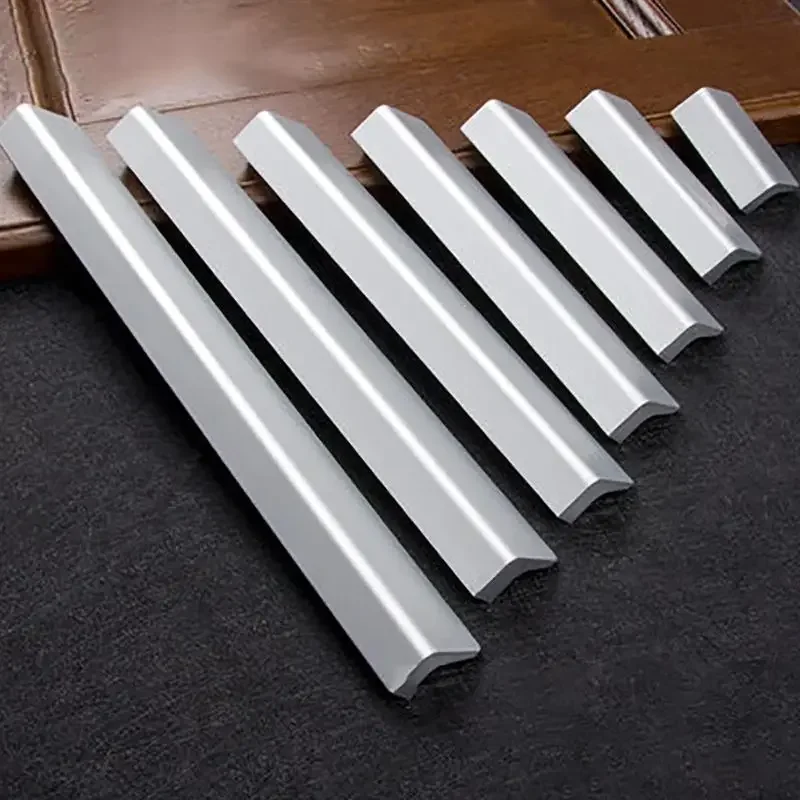 Schrankschubladengriffe aus Aluminiumlegierung, schwarze Tür, Möbelgriff und Knauf, Hardware-Zubehör, Überzug, moderne Griffe, Heimdekoration