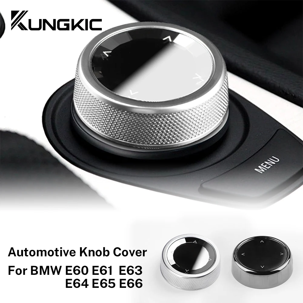 for BMW E60 E60 E61 E63 E64 E66 Car IDrive Multimedia Button Knob Cover Accessories E Chassis One-button Crystal