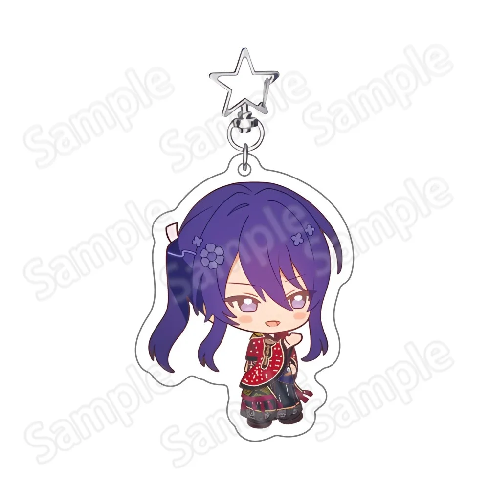 Anime Ensemble Stars New 6cm Acrylic stand Keychain Akehoshi Subaru/Hidaka Hokuto/Yuuki Makoto Key Chain  Model Plate
