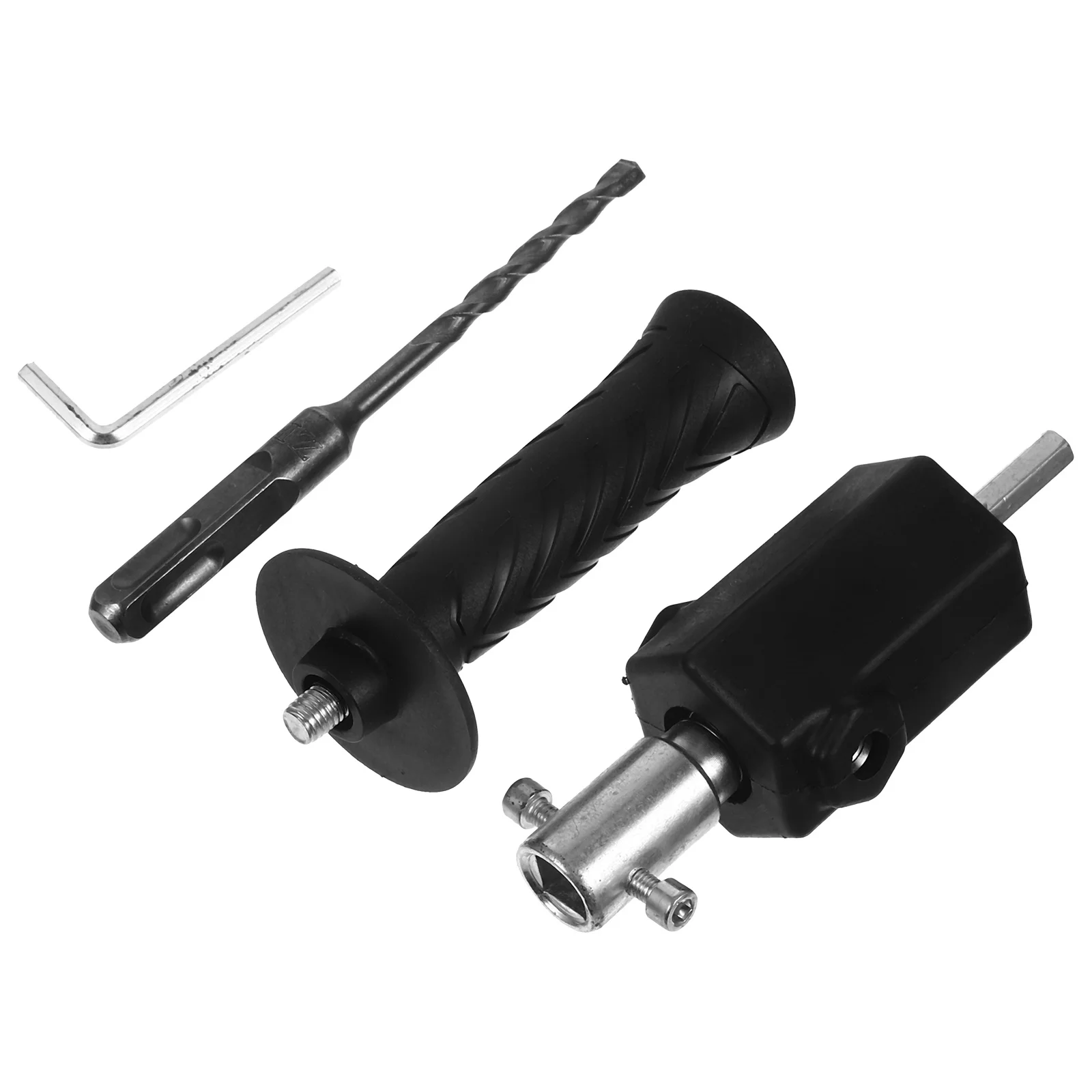 1 conjunto de cabeça de conversão de broca elétrica adaptador de martelo resistente para demolição lascar concreto tijolo bloco moagem